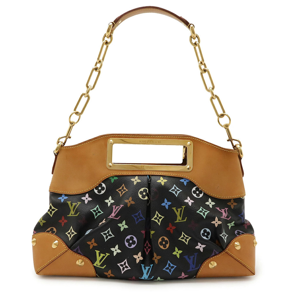 LOUIS VUITTON Monogram Multicolor Judy 2way Shoulder Bag Noir Black